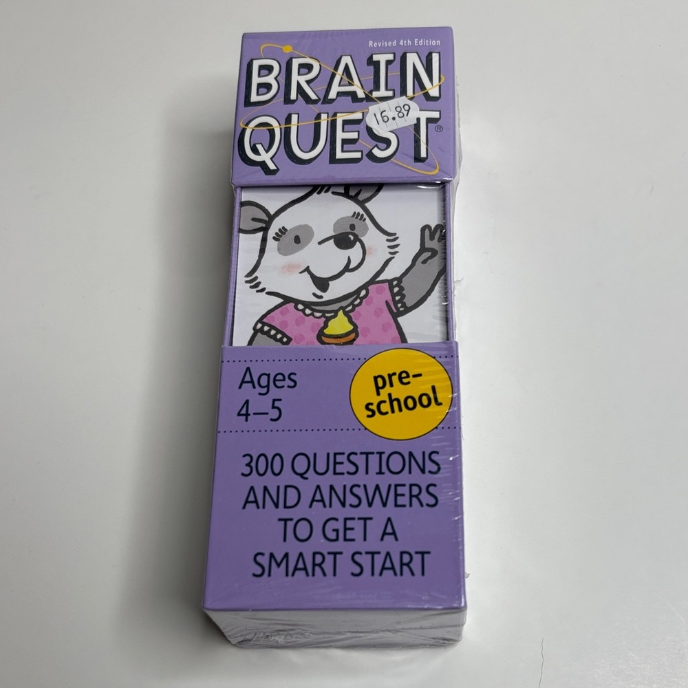 Brain Quest Preschool Question Cards - pre-school ages (4-5)